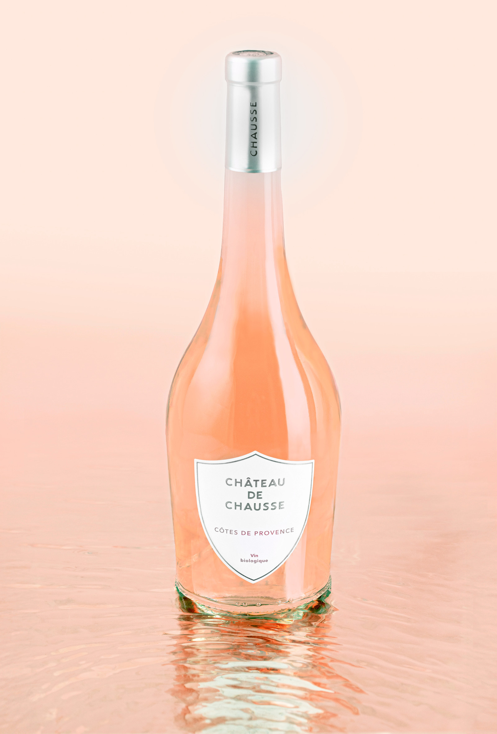 Publicité Chateau de Chausse pour magazine Rosés de Provence